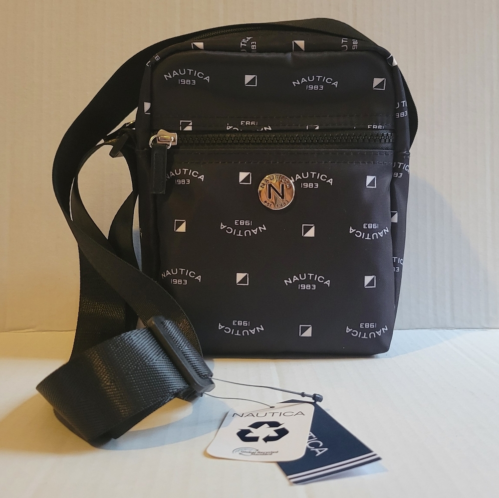 Nautica Midshipman Nylon Crossbody - Black